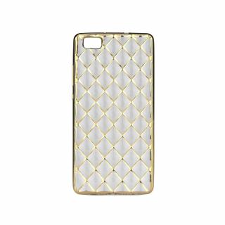 Puzdro Luxury Gel pre Huawei P8 lite gold