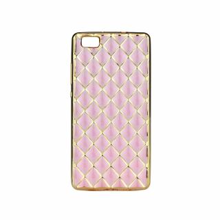 Puzdro Luxury Gel pre Huawei P8 lite rose gold