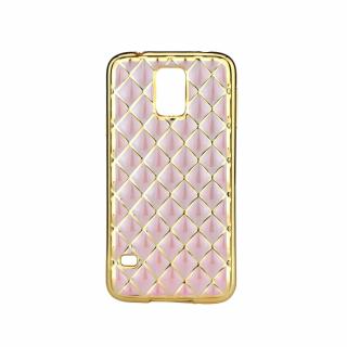 Puzdro Luxury Gel pre Samsung Galaxy S5/S5 neo rose gold