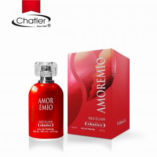 CHATLER AMOREMIO RED ELIXIR - parfémová voda 100ml  (Alternatívna vôňa  - Cacharel Amor Amor Elixir Passion)