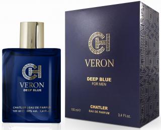 CHATLER VERON DEEP BLUE FOR MEN - parfémová voda 100ml  (Alternatívna vôňa  - Versace Dylan Blue Men)