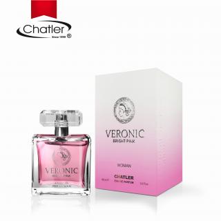 CHATLER VERONIC BRIGHT PINK WOMAN - parfémová voda 100ml  (Alternatívna vôňa  - Versace Bright Crystal)