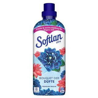 SOFTLAN Ultra koncentrovaná aviváž 650 ml - TROPICKÉ KVETY  (29 dávok)