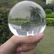 Akrylová guľa priehľadná (100 mm) (na kontaktné žonglovanie)