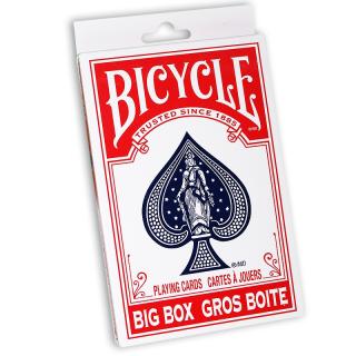 Bicycle BIG - Rider Back (červené) (karty)