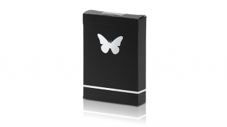 Butterfly Playing Cards Marked (Black and Silver) (karty)