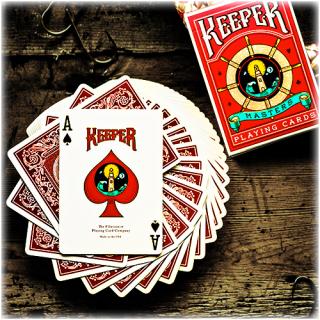 Keeper Playing Cards - RED (karty)