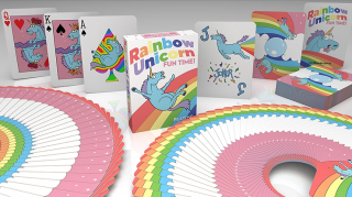 Rainbow Unicorn Fun Time! Playing Cards (karty)