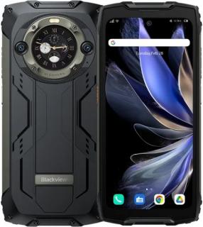 Blackview BV9300 Pro 8GB/256GB čierny (Odolný mobil s dvomi displejmi, veľká batéria 15080mAh, RAM 8GB+8GB, pamäť 256GB, FullHD+ displej 6.70 , 64MPix, NFC)