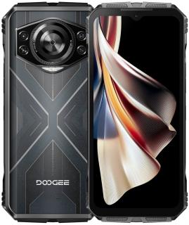 Doogee S CYBER čierno-strieborný (Odolný mobil na dve sim karty, RAM 8GB, pamäť 256GB, FullHD+ displej 6.58 , 50MPix, NFC, 10800mAh)