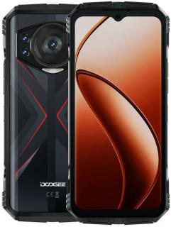 Doogee S118 8GB/512GB Fluorite Red (Odolný mobil, batéria 10800mAh, nočné videnie, RAM 8GB+12GB, pamäť 512GB, FullHD+ displej 6.58 , 50MPix, NFC)