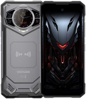 Doogee S200 šedý (Odolný 5G mobil s nočným videním, RAM 12GB, pamäť 256GB, FullHD+ displej 6.72 , zadný displej, 100MPix, NFC, 10100mAh)