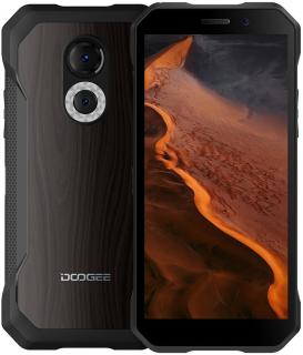 Doogee S61 Pro čierny (wood grain) (Odolný mobil s nočným videním, Android 12, RAM 6GB, pamäť 128GB, HD+ displej 6.0 , 48MPix, NFC, 5180mAh)