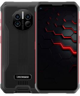 Doogee V10 čierno/červený (Odolný 5G mobil s teplomerom, 8-jadro, RAM 8GB, pamäť 128GB, HD+ displej 6.39 , 48MPix, NFC, 8500mAh)