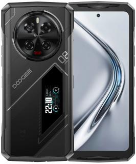 Doogee V40 PRO 5G silver (Odolný 5G mobil s nočným videním a zadným displejom, RAM 16GB, pamäť 512GB, FullHD+ displej 6.78 , štyri zadné fotoaparáty 200MPix, NFC, 8680mAh)