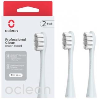 Náhradné hlavice Oclean P1C9 silver 2ks (Náhradné kefky Xiaomi Oclean X Pro)