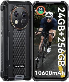 Oukitel G1 6GB/256GB čierny (Odolný mobil, 8-jadro, RAM 6GB, pamäť 256GB, HD displej 6.52 , 48MPix, NFC, batéria 10600mAh)