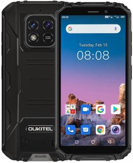 Oukitel WP18 čierny (Obrovská batéria 12500mAh, odolný mobil, 4-jadro, RAM 4GB, pamäť 32GB, HD+ displej 5.93 , 13MPix)