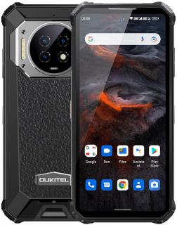 Oukitel WP19 čierny (Obrovská batéria 21000mAh, odolný mobil, 8-jadro, RAM 8GB, pamäť 256GB, FullHD+ displej 6.78 , 64MPix, NFC)