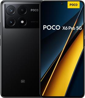 Poco X6 PRO 5G 8GB/256GB čierny (Dual Sim, 5G internet, 8-jadro, RAM 8GB, pamäť 256GB, FullHD+ AMOLED displej 6.67 , 64MPix, NFC, 5000mAh)