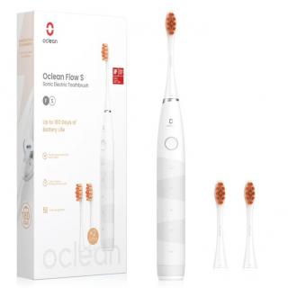 Sonická zubná kefka Oclean Flow S Set White (Elektrická zubná kefka Oclean Flow S biela)