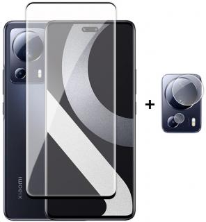 Tvrdené 3D sklo Xiaomi 13 Lite + sklo fotoaparátu (Ochranné sklo 3D Xiaomi 13 Lite 5G)