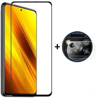 Tvrdené sklo Xiaomi Poco X3 + sklo fotoaparátu (Ochranné sklo Xiaomi Poco X3 Pro)