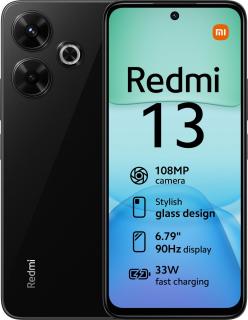 Xiaomi Redmi 13 4G 8GB/256GB NFC čierny (NFC verzia, Dual Sim, 8-jadro, RAM 8GB, pamäť 256GB, FullHD+ displej 6.79 , 108MPix, 5030mAh)