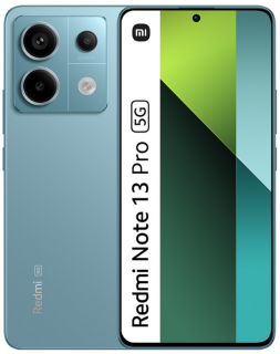 Xiaomi Redmi Note 13 Pro 5G 8GB/256GB modrý (Dual Sim, 5G internet, 8-jadro, RAM 8GB, pamäť 256GB, FullHD+ AMOLED displej 6.67 , 200MPix, NFC, 5100mAh)