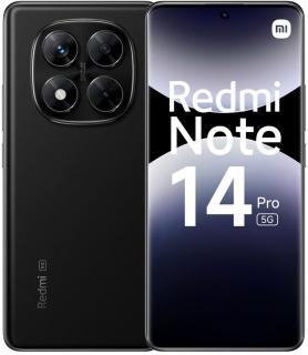 Xiaomi Redmi Note 14 Pro 5G 8GB/256GB (s adaptérom) čierny (Dual Sim, 5G internet, 8-jadro, RAM 8GB, pamäť 256GB, FullHD+ AMOLED displej 6.67 , 200MPix, NFC, 5110mAh)