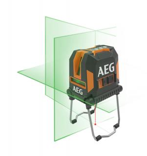 AEG CLG330-K (zelený trojbodový laser a olovnica)