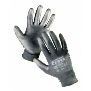 ČERVA pracovné rukavice BUNTING BLACK (pracovné rukavice BUNTING BLACK)