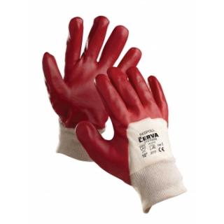 ČERVA pracovné rukavice REDPOL (pracovné rukavice REDPOL)