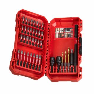 MILWAUKEE® 40 dielna sada bitov a nástrčných klúčov SHOCKWAVE™ (PACKOUT FRIENDLY skrutkovacie bity a nástrčné kľúče  SHOCKWAVE™ Impact Duty™ set 40 ks)