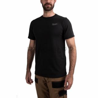 MILWAUKEE HT SS vel. L - čierne (hybridné tričko s krátkym rukávom - nevyhrievané, čierne)
