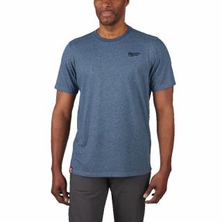 MILWAUKEE HT SS vel. L - modré (hybridné tričko s krátkym rukávom - nevyhrievané, modré)