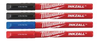 MILWAUKEE INKZALL™ perá s tenkým hrotom - farebné, balenie 4 ks (INKZALL™ pero)