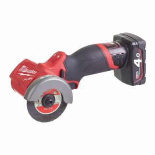 MILWAUKEE M12 FCOT-442X (aku okružná píla FUEL systém. Dodávaná bez akumulátorov a nabíjačky.)