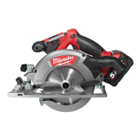 MILWAUKEE M18 CCS55-502C (aku okružná píla FUEL systém, Dodávaná v kufri.)