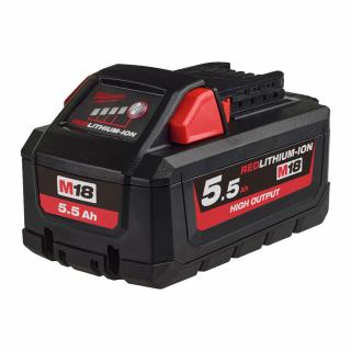 MILWAUKEE M18 HB5.5 akumulátor (akumulátor 5.5 Ah HIGH OUTPUT™)