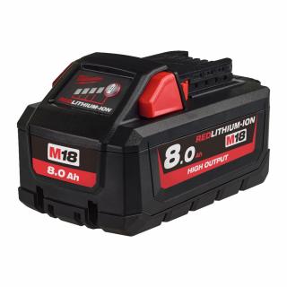 MILWAUKEE M18 HB8 akumulátor (akumulátor M18™ 8.0 Ah HIGH OUTPUT™)