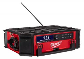 MILWAUKEE M18 PRCDAB+-0 PACKOUT™ (rádio/ nabíjačka PACKOUT™ modulárny úložný systém)