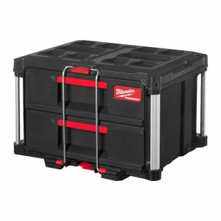 MILWAUKEE PACKOUT™ box s 2 zásuvkami (PACKOUT™ modulárny úložný systém)