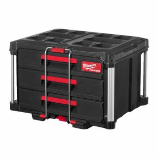 MILWAUKEE PACKOUT™ box s 3 zásuvkami (PACKOUT™ modulárny úložný systém)