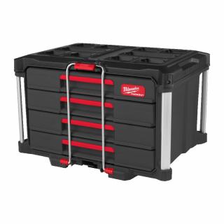 MILWAUKEE PACKOUT™ box so 4 zásuvkami (PACKOUT™ modulárny úložný systém)