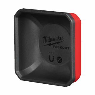 MILWAUKEE PACKOUT™ magnetická úložná miska 10x10 cm (magnetická miska na náradie, PACKOUT™ modulárny úložný systém)
