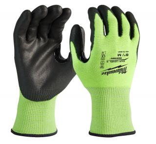 MILWAUKEE pracovné rukavice odolné proti prerezaniu reflexné (pracovné rukavice odolné proti prerezaniu)