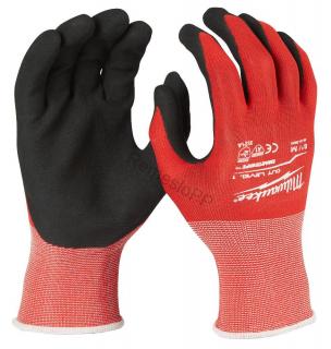 MILWAUKEE pracovné rukavice odolné proti prerezaniu - stupeň 1 (L/ 9) (pracovné rukavice odolné proti prerezaniu veľ. L/9)