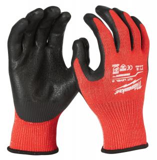 MILWAUKEE pracovné rukavice odolné proti prerezaniu - stupeň 3 (pracovné rukavice odolné proti prerezaniu)