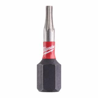 MILWAUKEE skrutkovací bit TX BO8 25 mm SHOCKWAVE™  (skrutkovací bit TORX® BO, 2 ks v blistri)